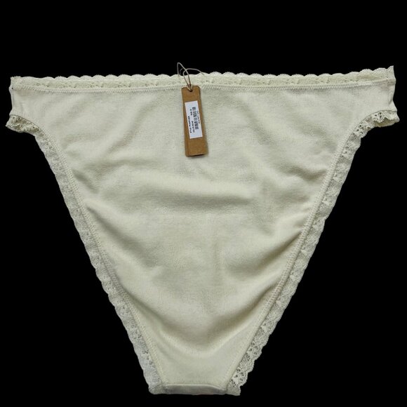 SKIMS Lace Pointelle Cheeky Brief Lot of 2 Bone Womens 3X - Picture 3 of 10